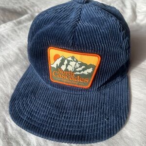 North Cascades  Blue Corduroy  Cap
